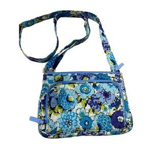 Vera Bradley Mini Andi Crossbody Blueberry Blooms Bag